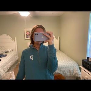 Pink Victoria secret quarter zip